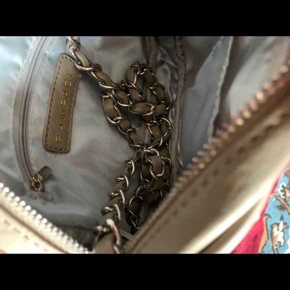 Rampage studded tan leather crossbody - Picture 8 of 9